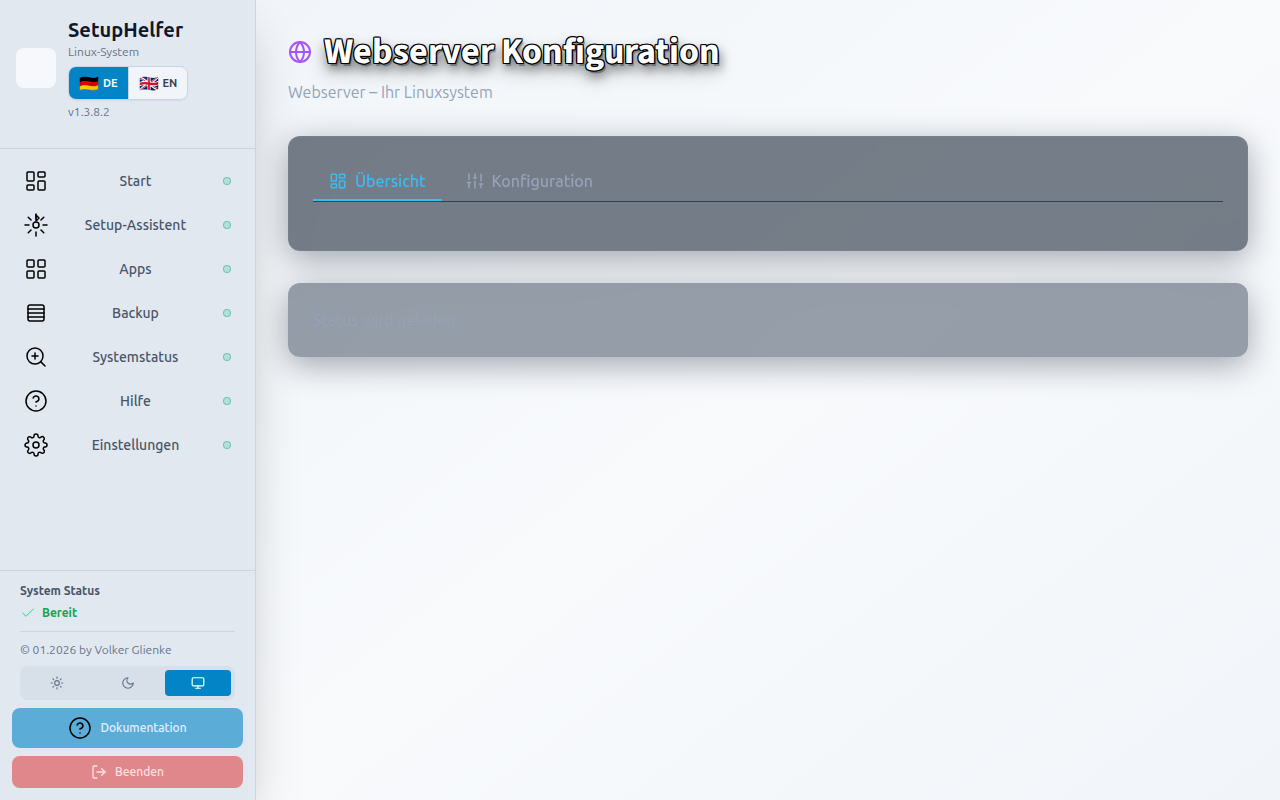 SetupHelfer: Modul Webserver